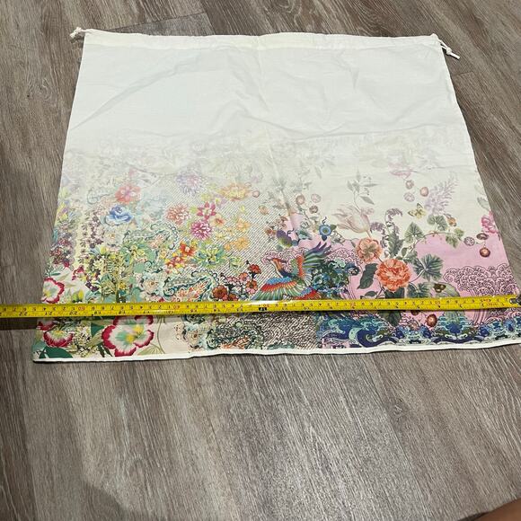 Johnny Was Large Floral Muslin dust Bag - Picture 4 of 4